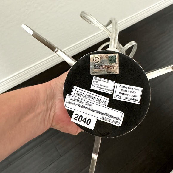 Pottery Barn Rocketship Table Lamp (10") - Picture 4 of 4